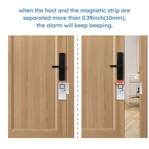 Alarme de porte de fenêtre de sécurité personnelle Lot de 6 <span class=keywords><strong>Protection</strong></span> DIY Portable Volume réglable Alerte antivol Carillon Sécurité à domicile pour la <span class=keywords><strong>maison</strong></span> - Product Image 6