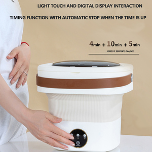 Lave-<span class=keywords><strong>linge</strong></span> et sèche-<span class=keywords><strong>linge</strong></span> combinés pliables, mini <span class=keywords><strong>machine</strong></span> <span class=keywords><strong>à</strong></span> laver portable avec sécheuse pour laver les sous-vêtements, <span class=keywords><strong>prix</strong></span> - Product Image 3