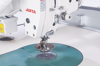 Máquina de Coser Industrial JUITA JTK10-90A de Puntada Fija con Cabezal Giratorio 360°, Programable, con Plantillas de Patrones, Máquina de Coser Plana CNC