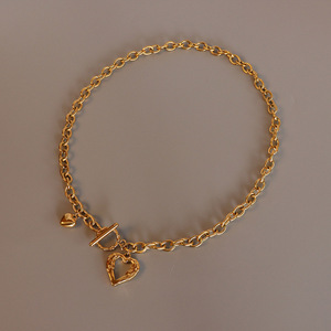 قلادة بمشبك من الإستانلس ستيل, قلادة بمشبك من الإستانلس ستيل طراز كوبي ، طراز 18k ، وغيرها - Product Image 5