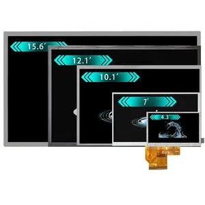 Custom Tn Lcd Display Screen 7 Inch Outdoor Oem 10.1 Ips Industrial Monitor Tft Bus Advertising 5 Module 4.3 Lvds Touch Car