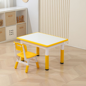 Bureaux et chaises réglables en hauteur pour enfants, tables multifonctionnelles pour jouets à usage domestique, meubles de dessin et d'école pour bébés. - Product Image 3