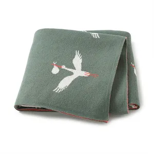 नई डिजाइन mimixiong नवजात बच्चे नरम कपास कंबल शिशुओं बुनना लवली पशु पैटर्न लपेटना बच्चे तौलिया सुरक्षा कंबल