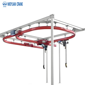 יחיד גמיש מונורייל חשמלי יחיד גורת תקורה מעל 0.5 טון 1 טון 2 טון 3 טון גמיש משולב עגור למכירה - Product Image 1