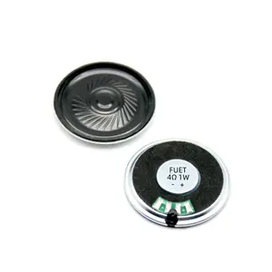 FUET Dia Speaker Mylar 40MM, Ketebalan Tipis 5MM Loudspeaker 4Ohm 1W Speaker Mikro