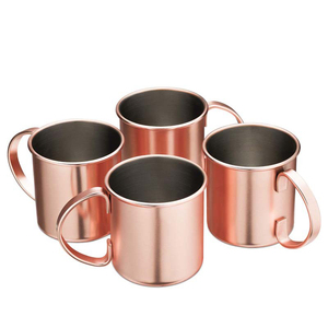 Taza rizada de acero inoxidable 304 de metal ecológico de 450mL para cerveza, tazas duraderas para Bebidas frías - Product Image 2