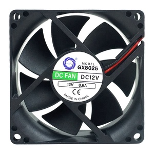 MEIXING GX8025 12VDC 0.6A 5000RPM 80x80x25mm Ventiladores de flujo <span class=keywords><strong>axial</strong></span> Ventilador de refrigeración de CC de 3 pulgadas de alta velocidad Flujo de aire grande - Product Image 1