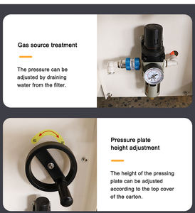 Erector de cajas de cartón y máquina de embalaje/máquina de apertura de cartón vertical estándar/máquina de montaje de cartón - Product Image 4