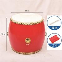 Traditional Chinese Percussion Instrument 7 "8" 9 "10" Red Drum Sticks Drum Stand China Drum Kit