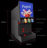 Distributeur automatique de boissons froides pour comptoir, machine à soda gazeuse pour buffets et magasins de proximité