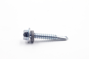 # Vis autoperceuse à tête hexagonale EPDM avec rondelle, zinguée - Product Image 1