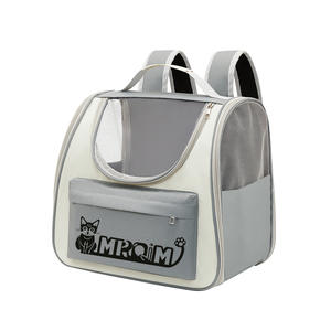 Cat & Dog <b>Double</b> Shoulder Pet Bag Portable Large-Capacity Linen Reversible Anti-Slip Customized High Value Light - Product Image 1