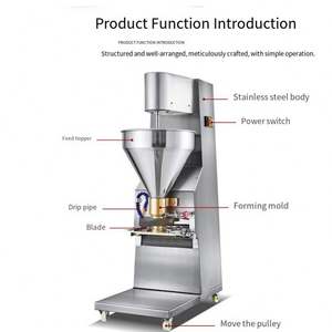 Machine automatique commerciale pour la fabrication de boulettes de viande, de poulet, de poisson, de pommes de terre, de boulettes de poulpe japonaises - Product Image 4