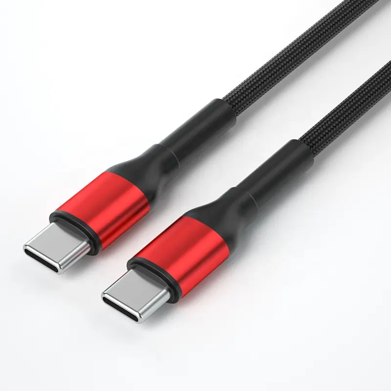 Kabel Pengisi Daya Cepat Pd 60W 3A, Usb 3.0 Tipe C Ke Tipe C Oem Nilon Eco untuk Iphone