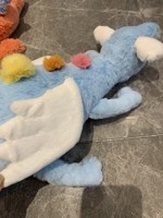 JellyC Dainty Sky Dragon Peluche Dragon Persimmon, Poupée Dragon Bleu, Coussin Animal Moelleux, Cadeau d'Anniversaire, Décoration d'Intérieur
