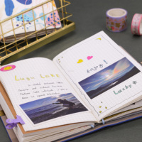 Maßgefertigtes Softcover PU-Leder Notizbuch mit Geprägtem Logo, Reise-Planer mit Gummiband
