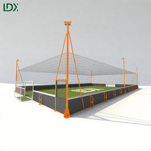 Campo da Calcio a Cinque con Gabbia, Attrezzatura per Allenamento Calcio, Campo da Calcio 3G - Product Image 2
