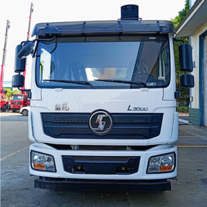 Camión de Remolque de Servicio Pesado Shacman 4X2, Camión <span class=keywords><strong>Portacoches</strong></span> con Grúa y Plataforma Plana - Product Image 4