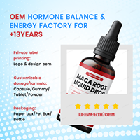 Gouttes liquides de racine de maca Lifeworth avec Ashwagandha, Fenugrec, Racine de betterave et L-Arginine, multivitamine liquide pour femmes et hommes