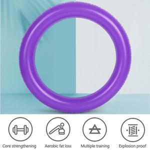 Accessori per lo Yoga Base per palla da Yoga per palestra portatile anello rotondo per Pilates morbido in PVC antideflagrante antiscivolo - Product Image 4