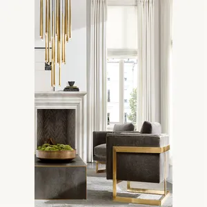 Antique Design Chandelier Brass Pendant Light Luxury Modern Glass Long Lamp Design American Design Chandelier For Living Room