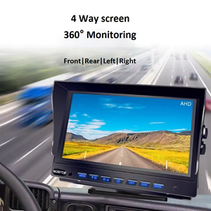 Monitor LCD para Vehículos de 7 Pulgadas con Pantalla TFT Digital de Alta Resolución, Cámara de Reversa Estéreo AHD USB IPS para Autos y Autobuses - Product Image 1