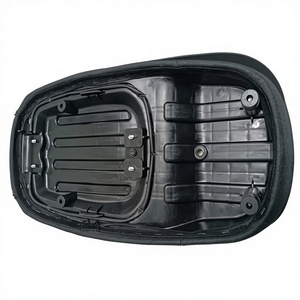 Asientos de Motocicleta de Cuero Delgados FLHC 2018-2022, Reemplazo/Reparación Universal de <span class=keywords><strong>Asiento</strong></span> Delantero en Negro, Nuevo - Product Image 2