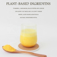QINSHANTANG Curcuma Gingembre Latte Boissons Instantanées Mélanges Champignons Adaptogènes Cannelle Curcuma Latte Golden Latte Gingembre Poudre