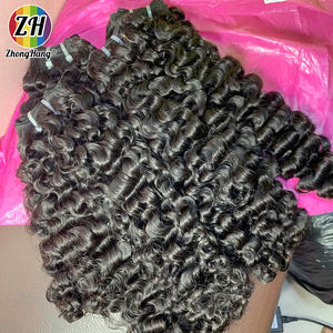 Cabello Humano Natural Sin Procesar de Camboya, Cabello Indio Crudo con Cutícula Alineada, Cabello Vietnamita Original, Extensiones de Cabello Humano en Paquetes, Yaki - Product Image 1