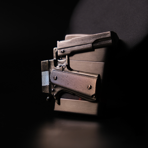 Encendedor de Gas Metálico Creativo con Diseño de Ángel, Demonio, Pistola, Dios, Mito, Llama Abierta, Regalo, Gas Butano - Product Image 6