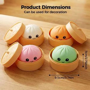 Juguetes Antiestrés de Dumpling a Presión, Lindos y Coloridos, de Levantamiento Lento, para Aliviar el Estrés, Juguete Sensorial para Niños y Adultos, Regalo Antiansiedad - Product Image 2