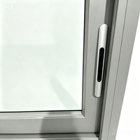 Fenêtre coulissante horizontale moderne en aluminium avec moustiquaire