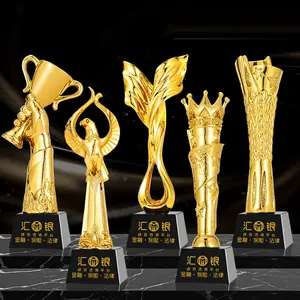 Factory Wholesale Customized League Award Crystal Resin Trophy Award