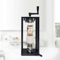 Machine de scellage rotative manuelle haute fréquence pour canettes de boissons et bouteilles en papier, idéale pour la maison et les salons de thé
