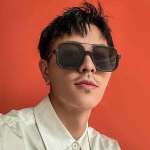 Gafas de Sol Extra Grandes de Diseñador de Marca de Moda con Logotipo Personalizado 2025, Protección UV400 para Hombre y Mujer - Product Image 3