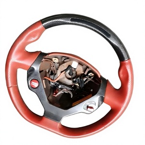 Modification du volant pour Ferrari 488 Spider, mise à niveau de la console centrale, couvre-tableau de bord, garnitures intérieures en fibre de carbone - Product Image 6