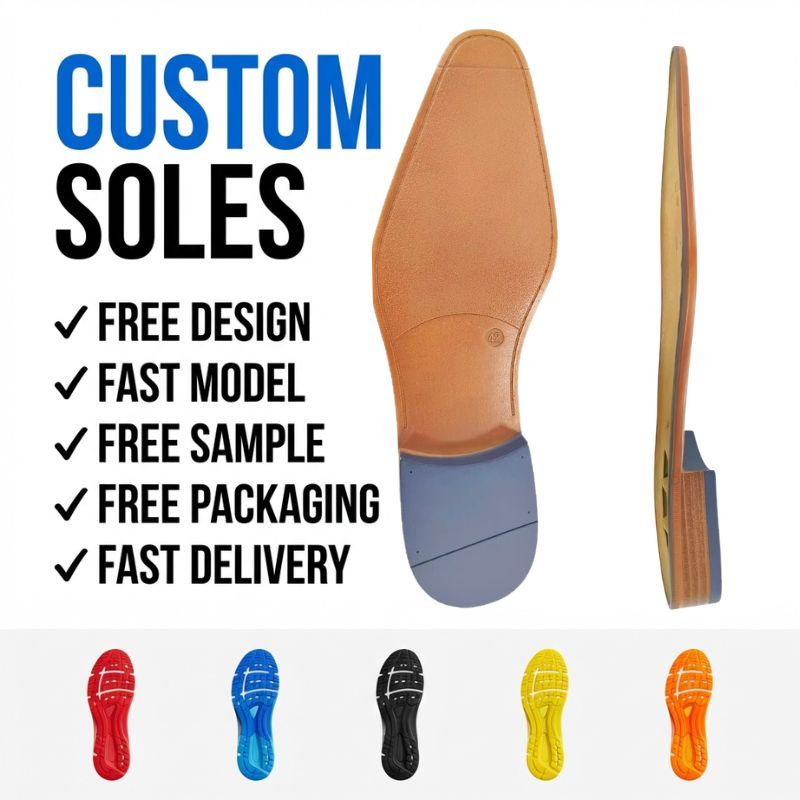 Custom Logo TPR Sole High Edge
