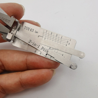 Outil de déverrouillage et de décodage de serrure de porte de voiture Lishi TOY43 Ignition 2 en 1