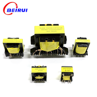 Transformateur Flyback à Isolation Haute Fréquence à Trou Vertical BEIRUI, Fil de Cuivre, Noyau en Ferrite, Température de Fonctionnement 180°C, Série EE EP EI