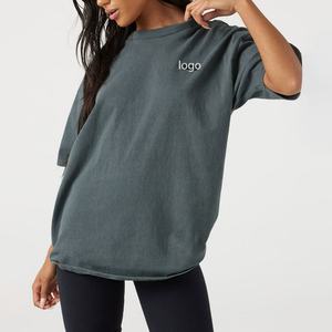 เสื้อยืดโอเวอร์ไซส์ผู้หญิง ผ้าคอตตอนเทอร์รี่ ทรงหลวม สกรีนโลโก้ได้ เป็นมิตรกับสิ่งแวดล้อม รุ่น Hotsummer - Product Image 6