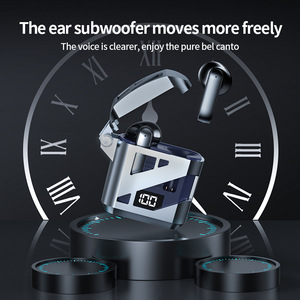 Tai nghe nhét tai không dây stereo TG02, tùy chỉnh logo, nghe nhạc thể thao, Bluetooth 5.3, có màn hình kỹ thuật số - Product Image 4