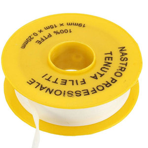 Ruban d'étanchéité en PTFE de qualité alimentaire fabriqué en Chine pour le raccordement des conduites de gaz et des tuyaux d'eau, imperméable et résistant aux intempéries - Product Image 1