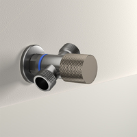 Robinet universel en laiton chromé avec filtre anti-éclaboussures et 3 adaptateurs de raccordement pour purificateur d'eau à usage domestique