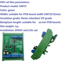 Módulo IO Analógico Digital de 8 Canales N4DBA06 con Protocolo RS485 Modbus RTU, ADC y DAC, Grosor de Cobre de 1 oz