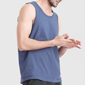 <span class=keywords><strong>T</strong></span>-<span class=keywords><strong>shirt</strong></span> da ginnastica <span class=keywords><strong>bianca</strong></span> in cotone 100% senza maniche canottiera Casual tinta in tinta unita con Design bianco in bianco - Product Image 2