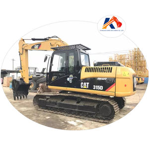 Excavatrice d'occasion de 15 tonnes à vendre, Caterpillar CAT 315D, petite engin de chantier, faible nombre d'heures, moteur diesel, pompe hydraulique - Product Image 1
