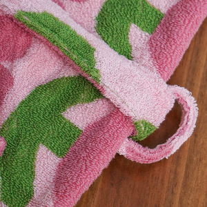 Albornoz con Capucha Serie Tulipán, Nuevos Estilos, Absorbente, 100% Algodón Estampado, para Uso en Casa y Hotel, Conjunto de Pijamas para Mujer - Product Image 4