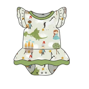 תינוק bodysuits לפרוע במבוק תינוק בגד גוף rompers קיימא תינוקת ביגוד ידידותי לסביבה קיץ סרבל תינוקות בגד גוף