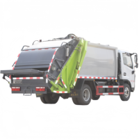 Camion compacteur de déchets Dongfeng 6CBM, robuste, 4x2, suspension renforcée pour la collecte des déchets sur routes difficiles en Afrique