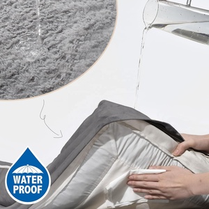 Cama Ortopédica Grande y Moderna para Perros, de Terciopelo Resistente, con Borde Reforzado y Funda Extraíble para Dormir - Product Image 3